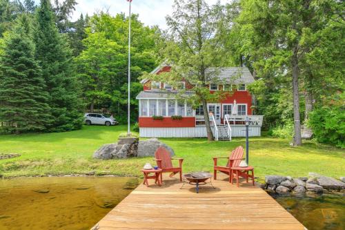 Stratford House | Authentic 1912 Adirondack Lake Camp w/Fire Pit
