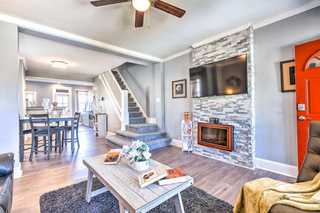Westfield House | Charming Baltimore Home with Deck and Fire Pit!