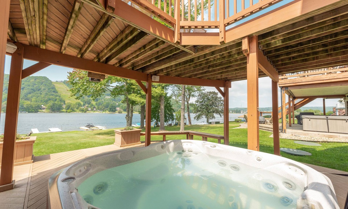 McHenry House | Cozy Lake Escape w/Dock, Hot Tub & Sunset Deck