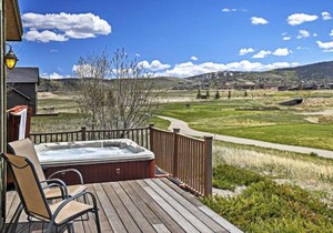Grand Elk Golf Club On-Site: Mtn-View Home w/Deck