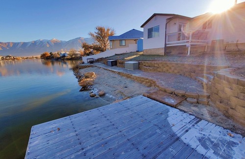 Stansbury Park House | 6 Bedroom Lake house with private beach