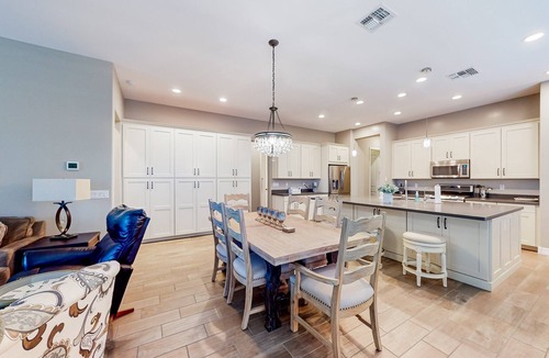 Fireside at Norterra House | Beautiful desert home near trailheads with yard, grill, and mtn views - dogs ok