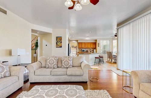 East Mesa House | Beautiful home with private pool, W/D, central AC & great locale - dog-friendly