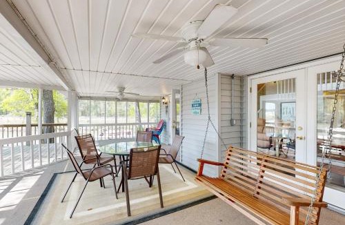 Eatonton House | Boat Dock & Waterfront Fire Pit: Lake Sinclair Gem
