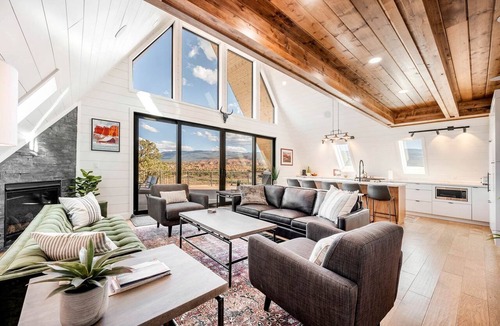 Torrey Cabin | Experience Pure Glamping on this A-frame Placed in the Middle of the Desert in Wayne County, Utah
