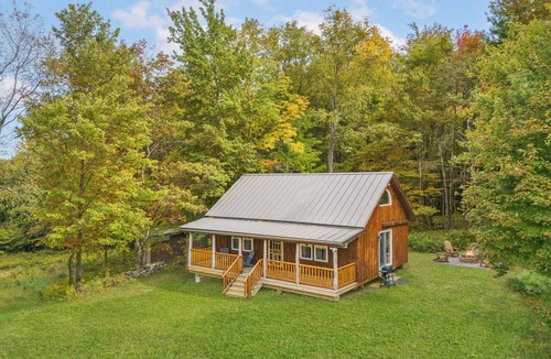 Davenport Cabin | Golden Meadows Spacious Cabin with Hot tub, Fire-pit, near all baseball camps