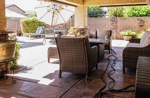 Glendale House | Group-Ready Glendale Oasis w/Pool Grotto + Slide