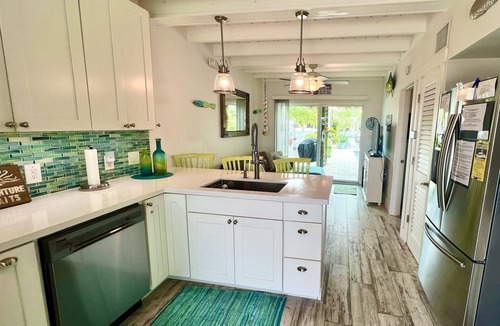 Key Colony Beach House | Lilo’s In The Keys Waterfront Tropical Retreat Tiki Private Pool Dock