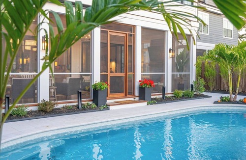 Rehoboth by the Sea Villa | Lux Estate: 8BR, 8.5BA + Cottage, Walk to Beach