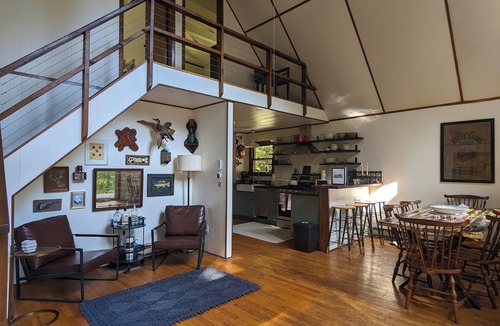 Town of Colchester Ski Chalet | Modern A-Frame Oasis in the Catskills Forest