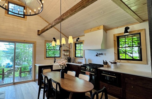 Town of Webb Cabin | Newly remodeled-Lakefront cabin on 4th Lake w/dock & kayaks. Trail 5 Access