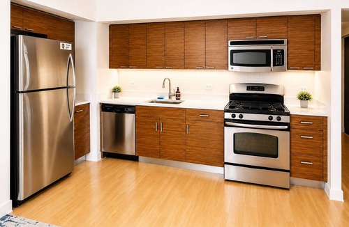 Midtown West Apartment | NYC Studio with Private Bathroom & Kitchenette 45 street Time Square
