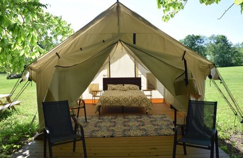 Newark Valley RV Rental | Peyper Fields Creekside Camp