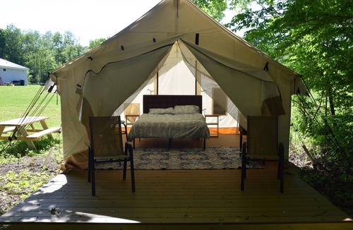 Newark Valley RV Rental | Peyper Fields Creekside Camp