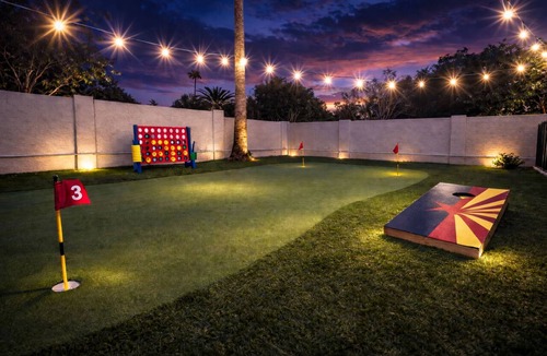 Paradise Valley Village House | Private Kierland Retreat, Gated Heated Pool, 400 sq ft Indoor Gym, Putting Green