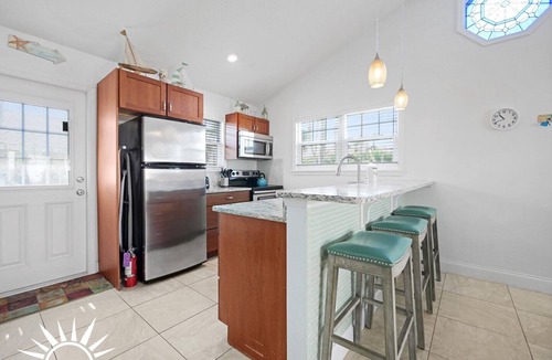 St. Augustine Beach House | Sapphire: Updated 2 bedroom home with private pool, hot tub, cabana, outdoor