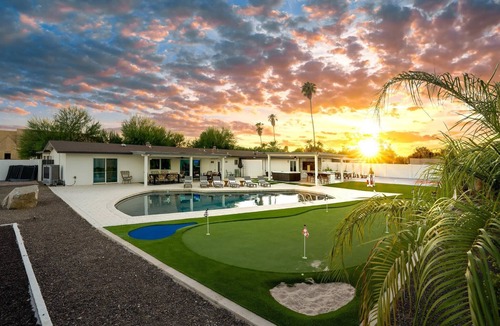 Shea North Estates House | Single-Level Scottsdale Resort Home | Pool, Hot Tub & Basketball Court