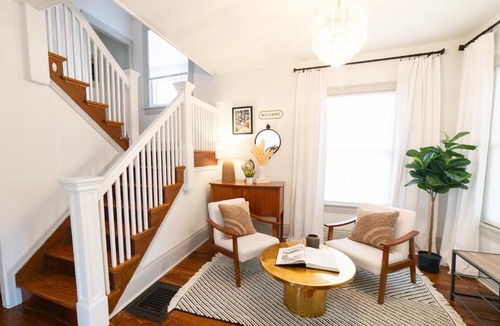East Avenue House | Spacious Park Ave Retreat With A Hot Tub