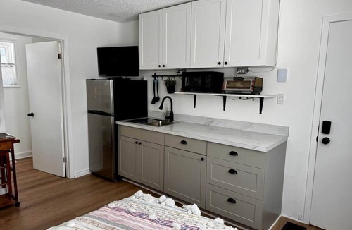 Carleton Place Apartment | Studio: Queen bed, parking, kitchenette, downtown