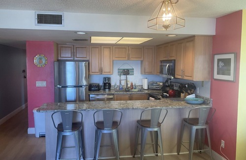 Stuart Condo | Stunning Oceanfront View 2BR Heated Pool steps to Beach & Tiki Bar Resort Access