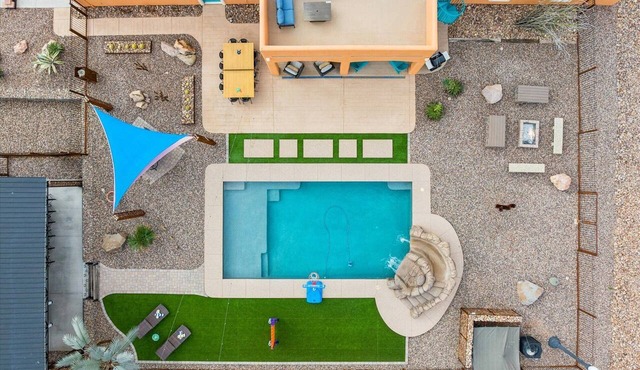 Backyard Waterpark + Heated Pool, Waterslide & Mountain Views