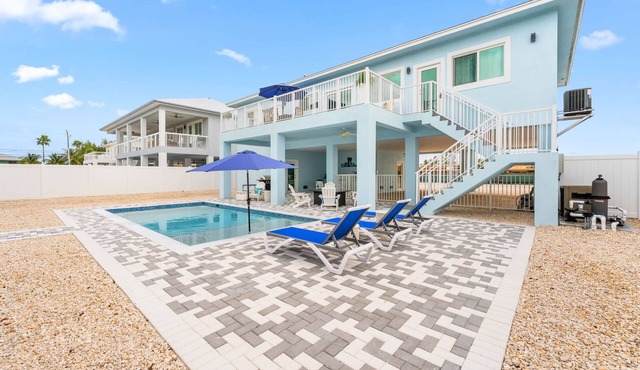 Blue Pearl ~ Waterfront Oasis w/Pool & Dock!