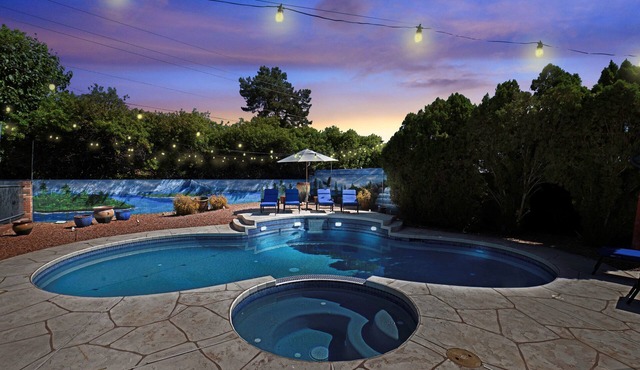 Chic Getaway: Sparkling Pool, Outdoor Oasis, Game Room Fun, & Abundant Amenities