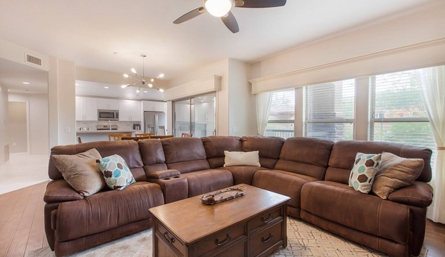 Completely Remodel Condo, Sleep Number I-8 bed with adjustable firmness.