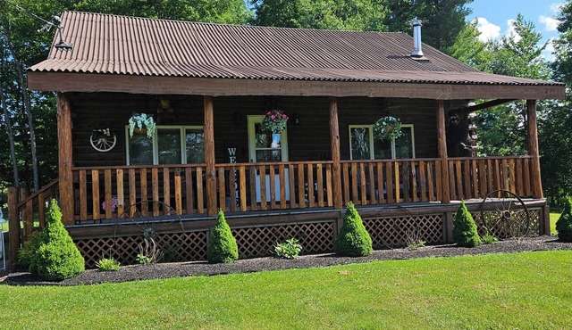Cozy Log Cabin near Cooperstown Dreams park and All- Star Village