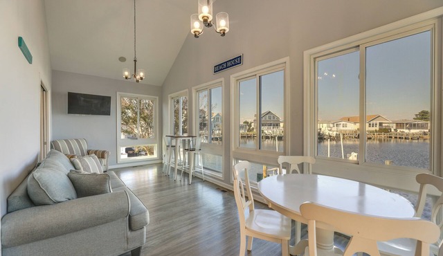 Dock, Pool Access! Waterfront Haven in Ocean City