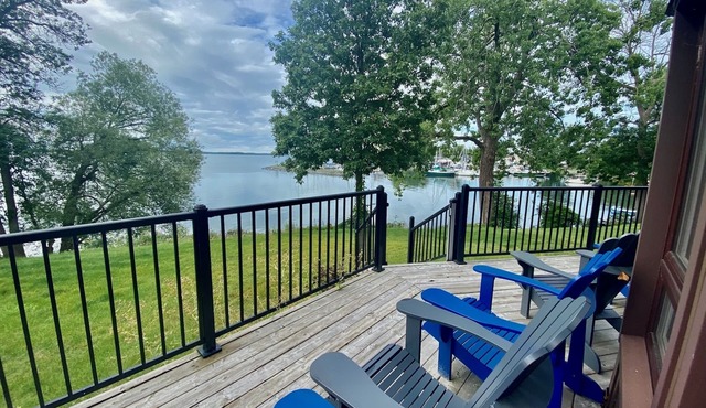 Gorgeous Waterfront home with sweeping views of a beautiful bay.