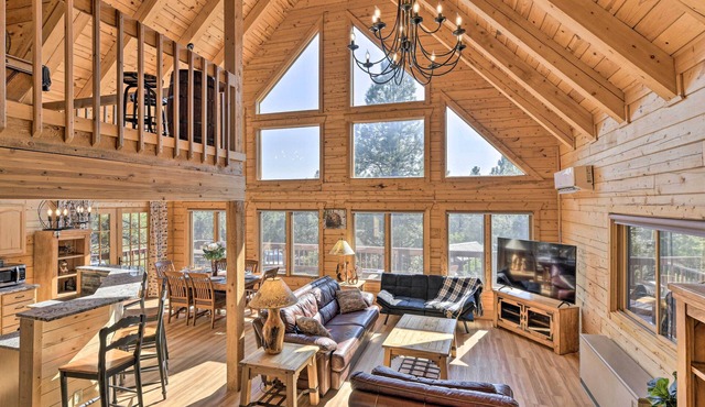 Lazy Beaver Lodge Pagosa Cabin w/Deck, Fire Pit