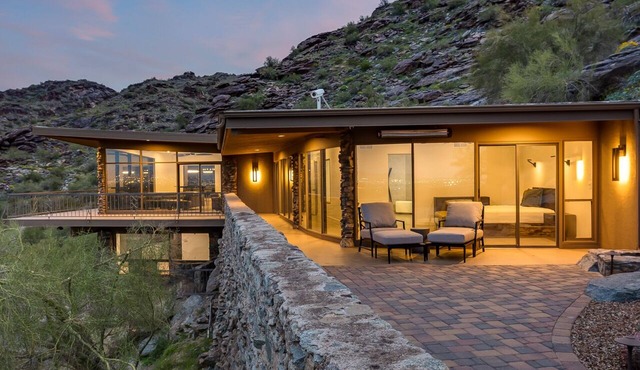 Modern Mountain Escape - Privately gated, unobstructed views atop South Mountain