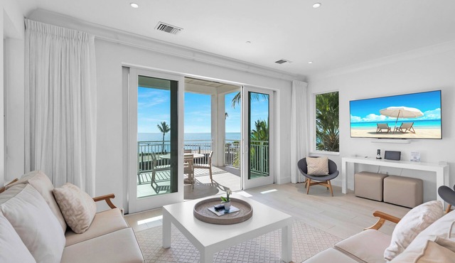 Oceanfront 4BR Villa | Resort Access + Bunks
