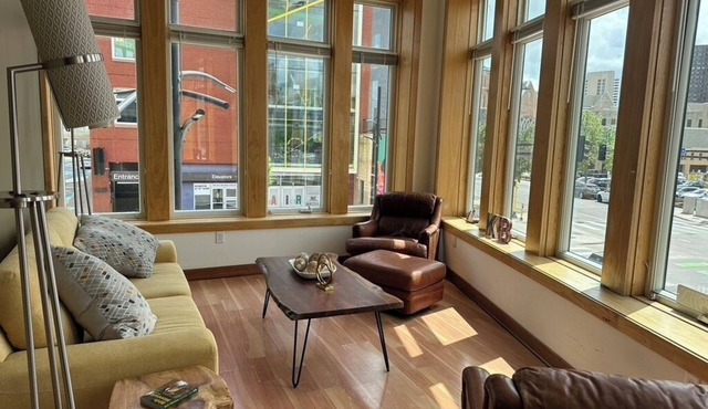 Prime downtown Minneapolis location. Sleeps 4, 2BR, 1BA, full kit.