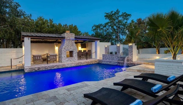 Private Pool with Waterslide & Movie Theater