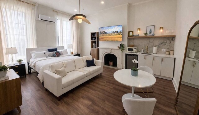 Serenité King Studio+Sleeper Sofa | Near JHU & DT