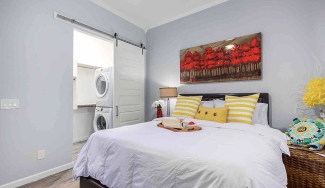 Spacious 1 Bd guesthouse. 1 QS bed +1 QS sleeper sofa Close to Spring training