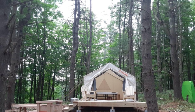 Tentrr Signature Site - Forest Farm Waterfall Camp Site