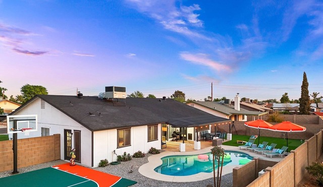 The Brightside | Heated Pool BBall Court Bocce