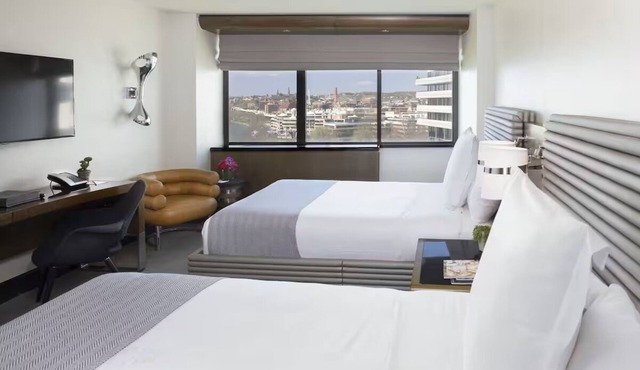 The Watergate Hotel | 2 Deluxe River Doubles | Modern Design Along Potomac