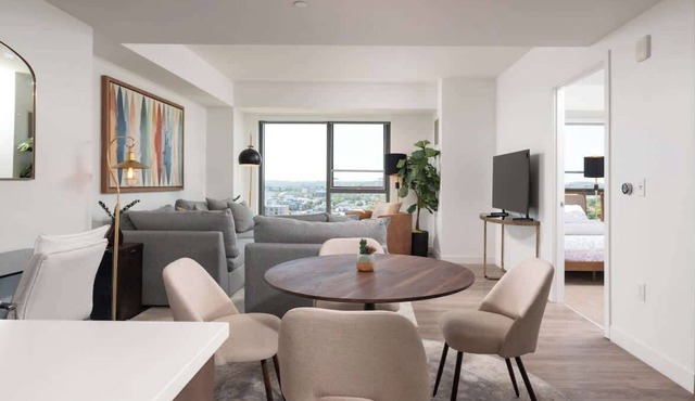 Upscale 1BR MIT Harvard WiFi Gym W D Parking!