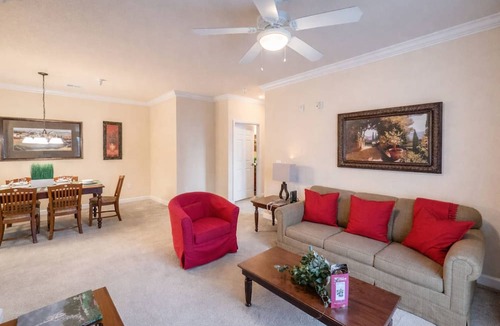 Four Corners Condo | Ground-Floor 3BR Tuscana Resort Condo | No Stairs | Resort Pool Hot Tub & Theater | Near Disney!