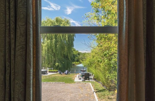 Saugerties South Apartment | Summer on the Creek- Hot Tub Sauna Fire Pit Creek Views