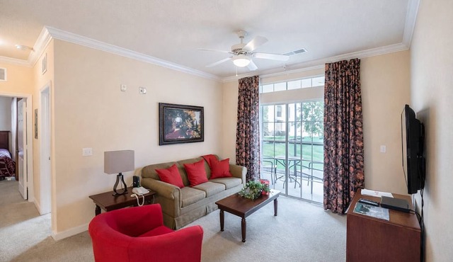 Ground-Floor 3BR Tuscana Resort Condo | No Stairs | Resort Pool Hot Tub & Theater | Near Disney!